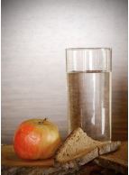 Water, Bread, and Apple