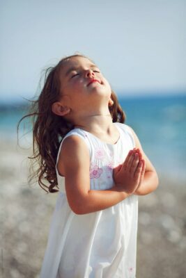 A Girl Praying